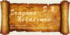 Dragana Milašinov vizit kartica